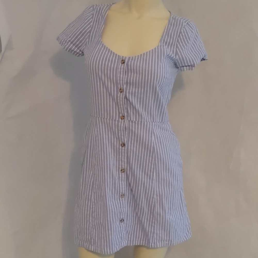 Summer Jean look dress w/ pockets